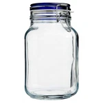 Bormioli Rocco 2L Swing Top Fido Jar Blue Lid. Fixed Price $21.95.