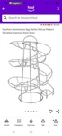 Southern Homewares Egg Skelter Deluxe Modern Spiraling Dispenser Rack Silver New. Fixed Price $29.99.