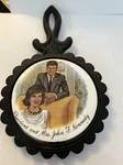 President And Mrs. John F. Kennedy Kitchen Iron Spoon Rest. Fixed Price $24.99.