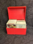 Vintage 1970S Betty Crocker Red Recipe Card Library Cookbook Box W/ Index. Fixed Price $24.50.