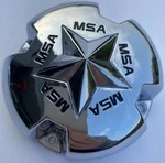 1PC Wheel Center Hub 3.25" Od 1.5" Bolt-on Closed-end Msa-cap-b Silver .... Fixed Price $55.44.