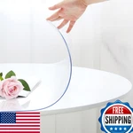 Soroel 52 Inch Round Clear Dining Room Table Cover Easy Clean Waterproof. Fixed Price $83.98.