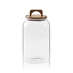Sweejar Large Glass Candy Jars With Wooden Lids, 1 Gallon Clear. Fixed Price $39.31.