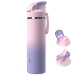 Oisiz Insulated Water Bottle 24 Oz With 1 Spout And Ounces, Violet. Fixed Price $35.54.