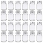 2OZ Mason Jar With Silver Lid For Honey Jam Spice Pack Of 24 Sets. Fixed Price $29.85.