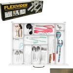Practical Comfort Flexivider Aluminum Drawer Organizer - 9 Telescopic Divider.... Fixed Price $95.38.