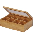 New Oceanstar - TB1323 Bamboo Tea Box, 12 Inch, Natural. Fixed Price $40.00.