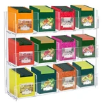 Acrylic Tea Bag Organizer 3 Tier Clear Holder & Storage Rack Display .... Fixed Price $40.56.