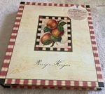 New Seasons Deluxe Recipe Binder Keeper Apples Farmhouse All-in-one Dividers Pad. Fixed Price $9.99.