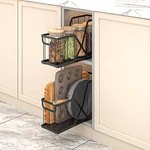 2 Pack Pull Out Cabinet Organizer For Cutting Board, Baking Sheet, Cookie She.... Fixed Price $49.50.