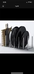 Stainless Steel Pot/pan Lid Stand Rack Organizer, New Open Box Variera By Ikea. Fixed Price $24.85.