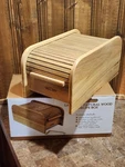 Mountain Woods 2003 Rolltop Recipe Storage Box New 11" 6". Fixed Price $45.00.