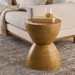 James Wood End Table, Honey Finish Lightweight Mango No Assembly. Fixed Price $104.37.