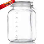 Folinstall 1 Gallon Square Super Wide-mouth Glass Jars With Airtight Small. Fixed Price $30.57.