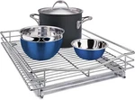 Lynk Professional Pull Out Cabinet Organizer, X 18" D, Chrome. Fixed Price $81.00.