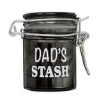 Airtight Glass Mini 2.5'' Tall Storage Jar With Clamping Lid (dad's Silver), .... Fixed Price $21.13.