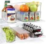 Greenco Refrigerator Organizers And Storage - Clear Fridge Bins Set,. Fixed Price $96.99.