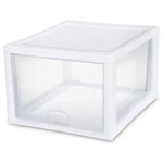 Sterilite 27 Quart Stacking Storage Drawer, Stackable Plastic Bin 4 Pack. Fixed Price $58.99.