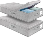 Storage Containers Bin With Lids, Large Organizer Box. Fixed Price $36.70.