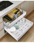 21" Deep Expandable Pull Out Cabinet ORGANIZER,(12"-20")SLIDE Drawers For Ki. Fixed Price $35.95.