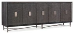 Hooker Furniture 628-85106 Melange 90"W Drawer Oak Veneer Dark Wood / Silver. Fixed Price $4899.00.