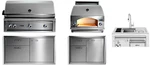 Lynx Professional 42" Grill, Access Door, Cocktail Station And Napoli Oven. Fixed Price $22295.00.