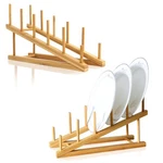 Tie-dailynec Wooden Dish Rack Bamboo Drying 2PCS, Light Brown. Fixed Price $20.08.