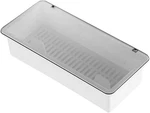 Large Flatware Tray Kitchen Drawer Organizer With Lid And Drainer - Plastic. Fixed Price $26.50.