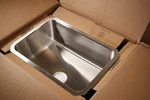 Elkay 16" X 24" Lustertone Single Bowl Stainless Steel Kitchen Sink Undermount. Fixed Price $173.49.