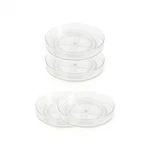 Lazy Susan Turntable Organizers 2 Pack Cabinet, Kitchen, Fridge, 10-INCH. Fixed Price $14.00.