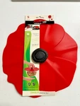 Charles Viancin Poppy Silicone Baking & Storage Suction Lid Medium 11" Inch New. Fixed Price $17.99.