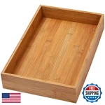 Ybm Home Kitchen Bamboo Drawer Organizer 14 LX10 WX2 319. Fixed Price $33.36.