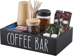 Alelion Coffee Station Organizer - Wood Countertop Accessories With Re. Fixed Price $31.94.
