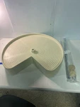 Rev-a-shelf LD-2472-18BM-11-1 18" White Kidney Bottom Mount 2-SHELF Lazy Susan. Fixed Price $100.58.