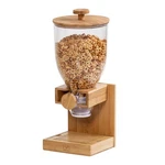 Keep Cereal Fresh Longer - Bamboo Airtight Dispenser 17.5 Oz. Fixed Price $59.99.