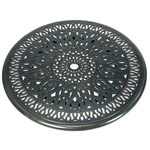 Cast Aluminum Lazy Susan Turntable Rotating Tray Serving Plate W/ Umbrella Hole. Fixed Price $139.99.