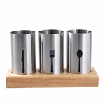 4PC Flatware Caddy Holder Stainless Steel Small. Fixed Price $33.89.