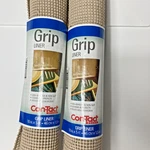Con-tact Brand Grip Liner 2 Rolls 05F-C7K59-01 Taupe 18" X 5' Each New Contact. Fixed Price $26.99.