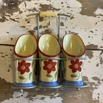 Pfaltzgraff Napoli Flatware Caddy Silverware Utensil Holder With Stand. Fixed Price $65.00.
