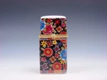Gorgeous Flower Blossom Painted Porcelain Rectangular Toothpick Holder #08142202. Fixed Price $17.99.
