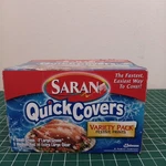 New Saran Quick Covers Lids Variety Pack Johnson Vintage 10 Festive Print. Fixed Price $39.99.