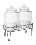 Style Setter Beverage Dispenser With Stand (set Of 2), 1.5 Gallon Glass.... Fixed Price $86.15.