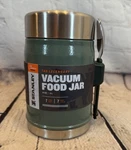 Stanley Classic 14OZ Food Jar Vacuum Insulated 7HRS Hot Or Cold Hammertone Green. Fixed Price $24.97.