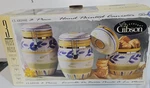 Vintage Gibson 3 Piece Canister Set Clarisse - New Box. Fixed Price $39.99.