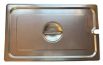 Winco Spcf 1/1 Pan Slotted Cover Notched Lid. Fixed Price $23.89.