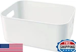 Amyup 6 Plastic Storage Bins Kitchen Pantry Organization & Home Container Set. Fixed Price $61.54.