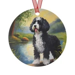 Portuguese Water Dog Christmas Tree Metal Ornaments. Fixed Price $12.49.