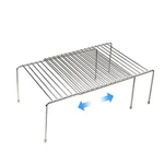 Tomorotec Stainless Steel Expandable Storage Rack 12.8-22.8" Space Saver. Fixed Price $56.01.
