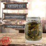 Galashield 32OZ Glass Jars Airtight Lids Food Storage Canning Pickling. Fixed Price $27.99.