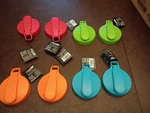 Masontops Multi -wide Mouth Jar Lids With Easy Pour Spout- 2 Pack. Fixed Price $9.90.